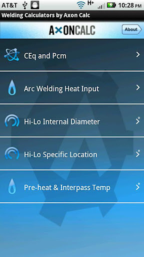 Welding Calculators by Axon Calc截图4