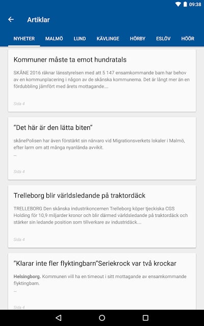 Sk&aring;nskan e-tidning截图2