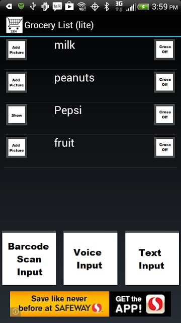 Shopping List-Zen Simple截图2