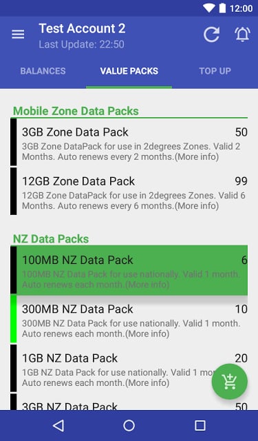 NZ Phone Account Widget截图9