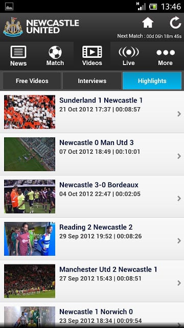 Official Newcastle截图6