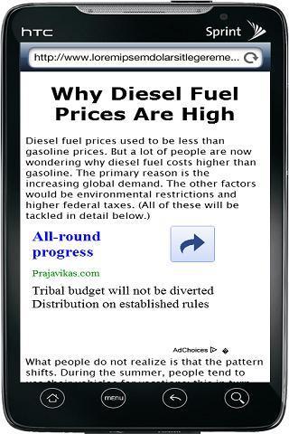 Dieselvs Gasoline Fuel Prices截图2