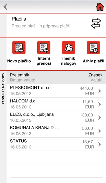 BKS Bank Slovenija截图1