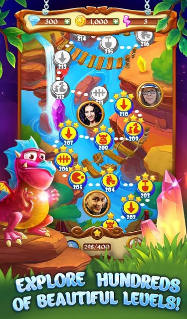 Gems and Dragons: Match 3截图2