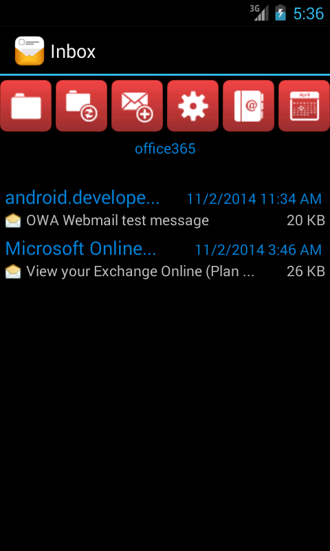 OWA Webmail截图1