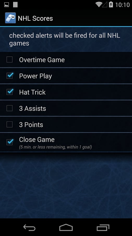 NHL Scores &amp; Alerts截图1
