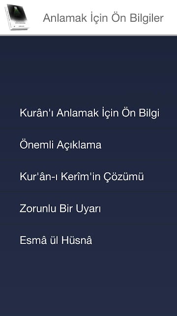 KUR’ÂN ÇÖZÜMÜ截图2