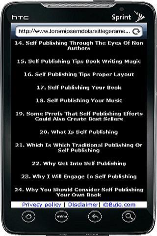 Self Publishing Tips截图2