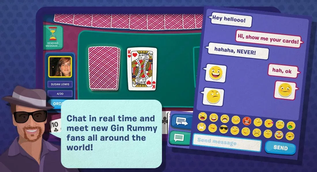 Gin Rummy Free截图9