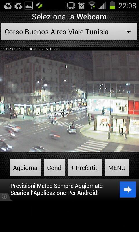 Webcam Milano traffico截图2