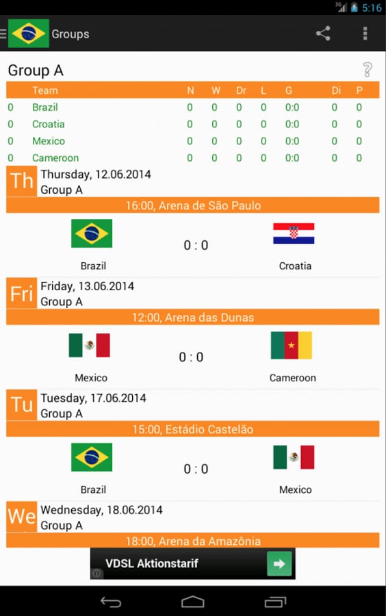 Tip Worldcup 14 Brazil截图7