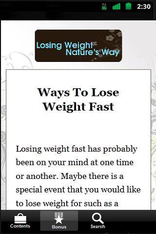 Losing Weight Nature截图4