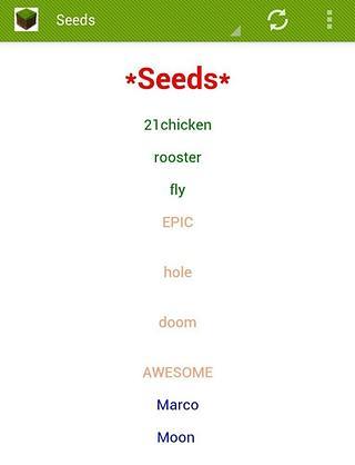 Minecraft PE seeds截图2