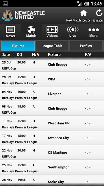 Official Newcastle截图8