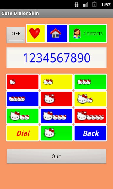 Cute Dialer Skin for Kids截图2