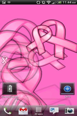 Pink Ribbon Live Wallpaper截图2