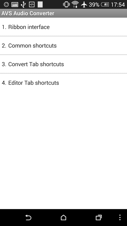 Keyboard Shortcuts AVS M...截图9