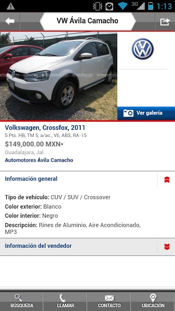 VW &Aacute;vila Camacho截图3