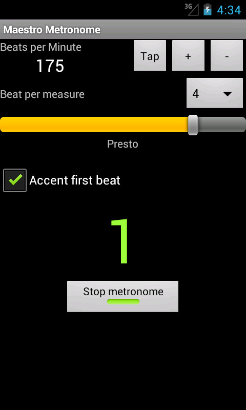 Maestro Metronome截图2