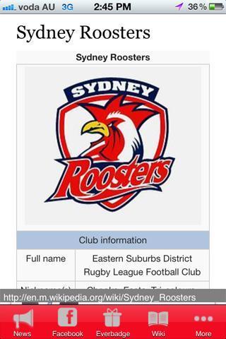 Sydney Roosters NRL Victory 2013!截图3