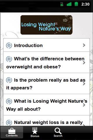 Losing Weight Nature截图2