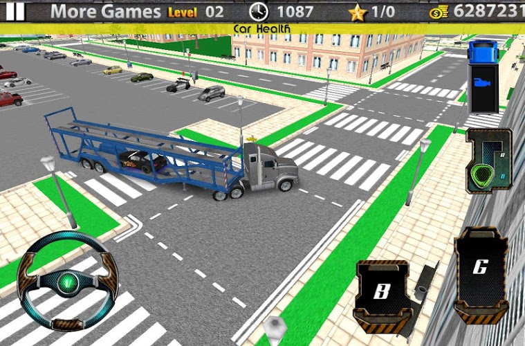 3D Car transport trailer...截图4