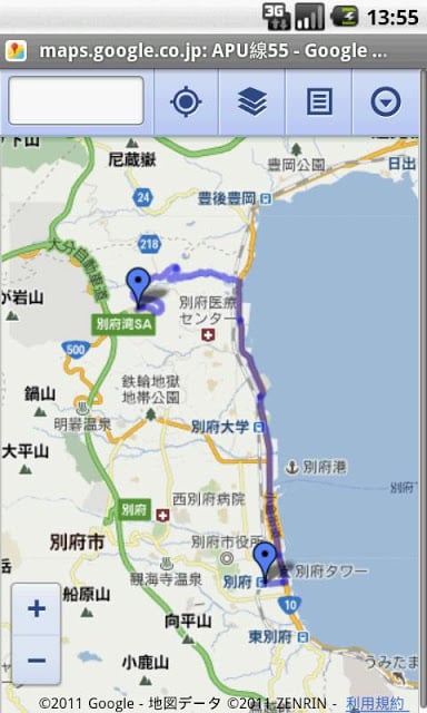 别府市バス路线表示テスト截图2