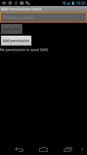 Add Permissions Demo截图1