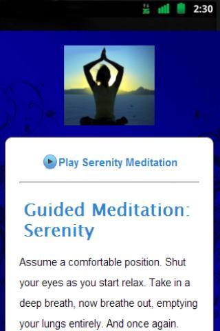 Serenity Meditation截图1