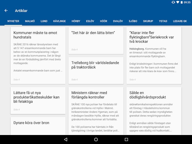 Sk&aring;nskan e-tidning截图8