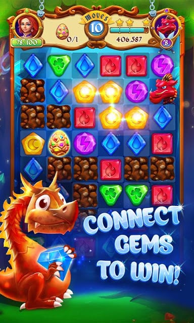 Gems and Dragons: Match 3截图3