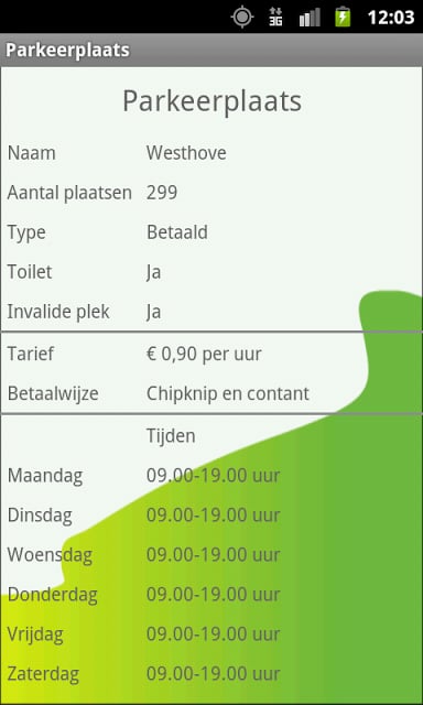 De Gemeente Veere parkeerapp截图3