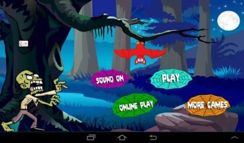 Bat vs Zombie: Easy Flap Game截图2