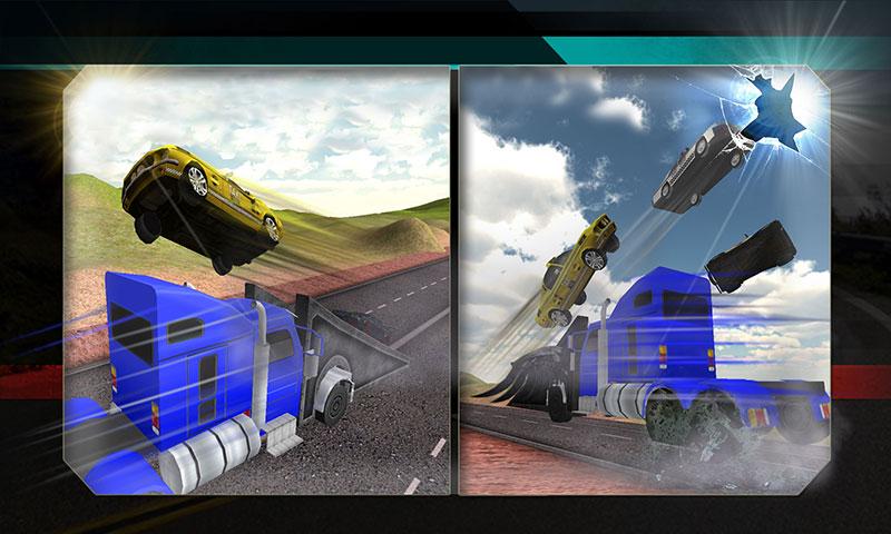 Highway Smashing Road Truck 3D截图4