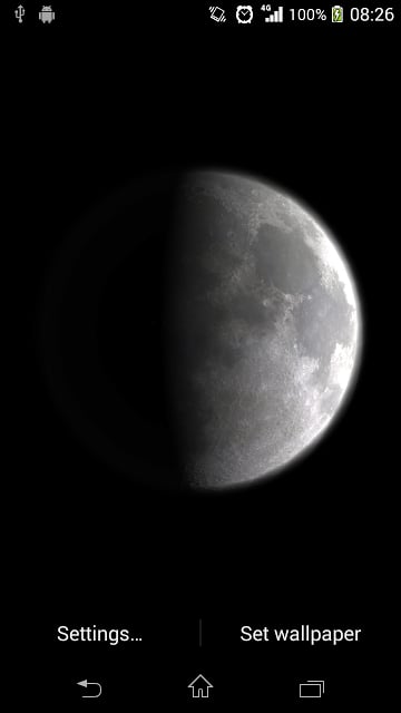 Moon Live Wallpaper截图1