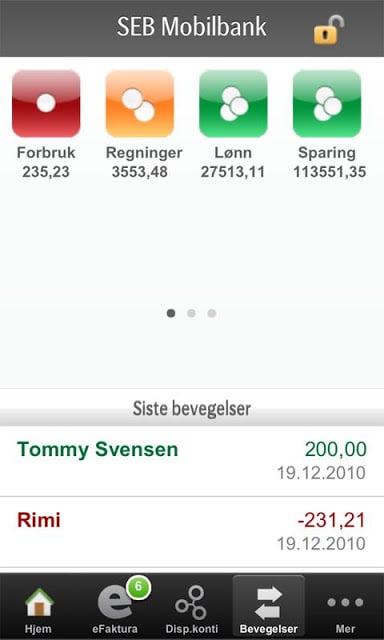 SEB Mobilbank Norge截图3