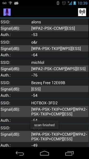 Bluetooth and WIFI Scanner截图2