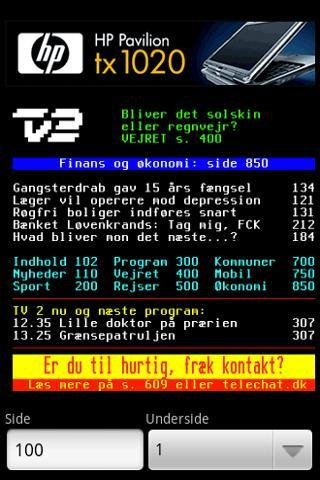 TV 2 | Tekst-TV截图2