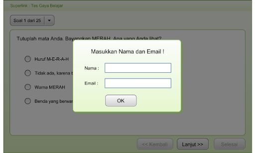 Tes Gaya Belajar : Superlink截图1