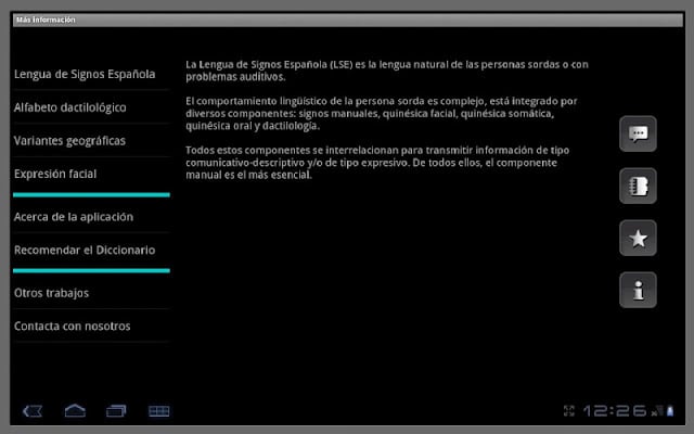 Lengua Signos Lite Tablet截图1