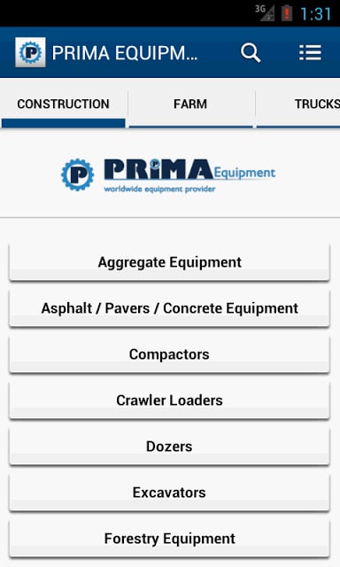 PRIMA EQUIPMENT截图4