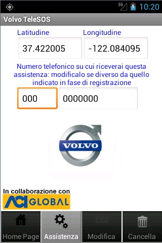 Volvo TeleSOS截图2