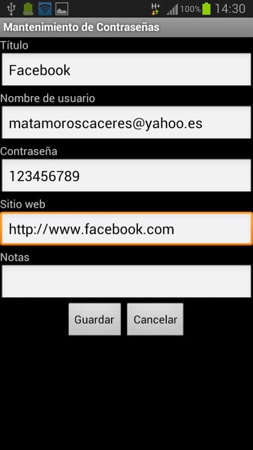 Mantenimiento de Contras...截图3