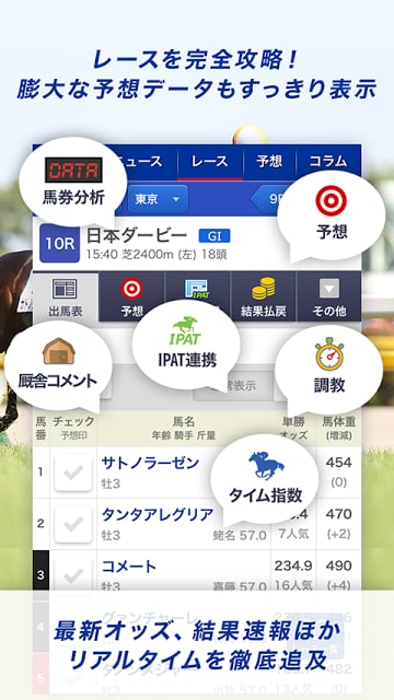 netkeiba.com-无料で使える人気竞马アプリ截图3