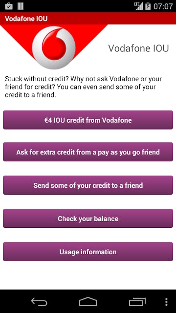 Vodafone IOU截图2