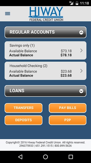 Hiway Federal Credit Union截图2