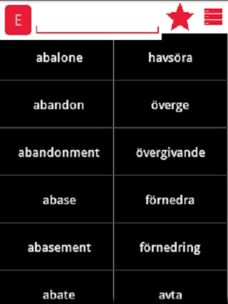 English Swedish Dictionary截图3