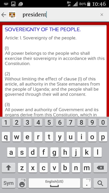 Constitution of Uganda截图3