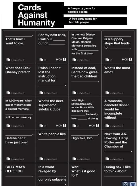 Cards Against Humanity截图4