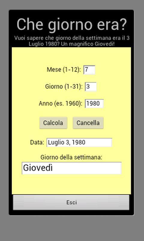 Che giorno era?截图2